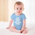 thumbnail image 2 of I Have Literally No Idea What You Are Saying - Baby Clothes - Funny Newborn Bodysuit Outfits for Boys And Girls Sky Blue-style 3months, 2 of 7