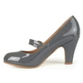 thumbnail image 3 of Brinley Co. Women's Medium and Wide Width Mary Jane Patent Leather Pumps, 3 of 6