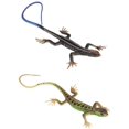 thumbnail image 4 of Decoraciones de lagarto, modelos de lagarto de plástico, juguetes de lagarto, accesorios para fiesta de Halloween, verde y azul, 2 uds., 4 of 7