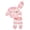 Pink, variant on Baby Girls Boys Crochet Outfit Set, 3-Piece, 0-6 Months
