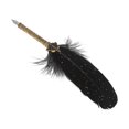 thumbnail image 4 of Feather Pen, Vintage Style Replaceable Nibs Quill Pen Set Exquisite Pattern  For Home For Office For School Black, 4 of 8