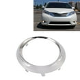 thumbnail image 4 of Chrome Fog Light Bezel Rings Cover 4 Inch, Upgrade Visual Effect, Firm, Sporty Look, Compatible for SE 2011-2017, Made of Durable Chrome Material, Easy Installation, Protects Fog, 4 of 7