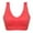 Red, variant on KOERIM Sports Bras for Women,2Pack Seamless Comfortable Yoga Bra with Removable Pads Size S-3XL