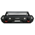thumbnail image 6 of Vijay Compatible with 2020-2021-2022-2023 Sierra 2500HD/3500HD Front Bumper Textured Black Steel with Lights and D-rings, 6 of 8