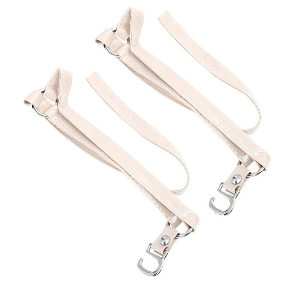 FRCOLOR  Shoelace for High Heel Women Round Boot Laces Anti-slip Straps Yellow