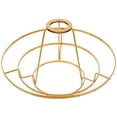 thumbnail image 4 of Lampshade Frame 3-layer Metal Ring Support Light Cage Guard Shade Ring Fitter, 4 of 5