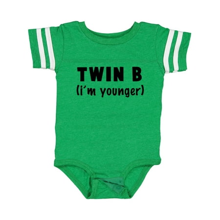 

Inktastic Twin B (i m Younger) Gift Baby Boy or Baby Girl Bodysuit