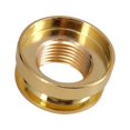 thumbnail image 4 of Esquirla 2 Pieces Guitar Strap Lock Button Threaded Jack for Guitar Parts Gold, 4 of 8