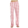 thumbnail image 2 of Honeeladyy women's pants on clearance Fashion Women Plaid Print Sports Casual Home Pants Loose Sweatpants, 2 of 5