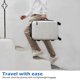thumbnail image 2 of Espinillo extensible para equipaje Suitcase Coolife, policarbonato y ABS, 71 cm, color blanco, 2 of 7