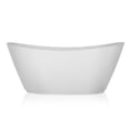 thumbnail image 3 of "Empava 69"" Luxury Freestanding Bathtub Acrylic Soaking SPA Tub in.Modern Stand Alone Bathtubs with Custom Contemporary Design, White", 3 of 12