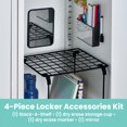 thumbnail image 2 of Lockermate By Bostitch Locker Kit, 12" Stac-A-Shelf, Black, 2 of 7