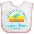 thumbnail image 3 of Inktastic Summer Enjoy the Sunshine Laguna Beach California in Blue Boys or Girls Baby Bib, 3 of 4