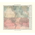 thumbnail image 2 of Perthes 13x12 Gold Ornate Wood Framed with Double Matting Museum Art Print Titled - Earth Magnetism - Perthes 1914, 2 of 4