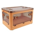 thumbnail image 1 of Caja de almacenamiento de plástico plegable con tapa, pequeño contenedor de almacenamiento de plástico plegable con tapa Contenedor de almacenamiento apilable fiel a su promesa, 1 of 12