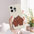 thumbnail image 2 of Añade un toque de creatividad a tu iPhone con esta elegante y práctica funda de TPU a prueba de golpes con diseño de dibujos animados, 2 of 4