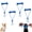 4pcs, variant on Dual-Action Canine Dental Prop, Dog Dental Chews Toy for Easier Teeth Brushing, Pet Oral Care for Small, Dog Mouth Opener for Medium and Large Dogs