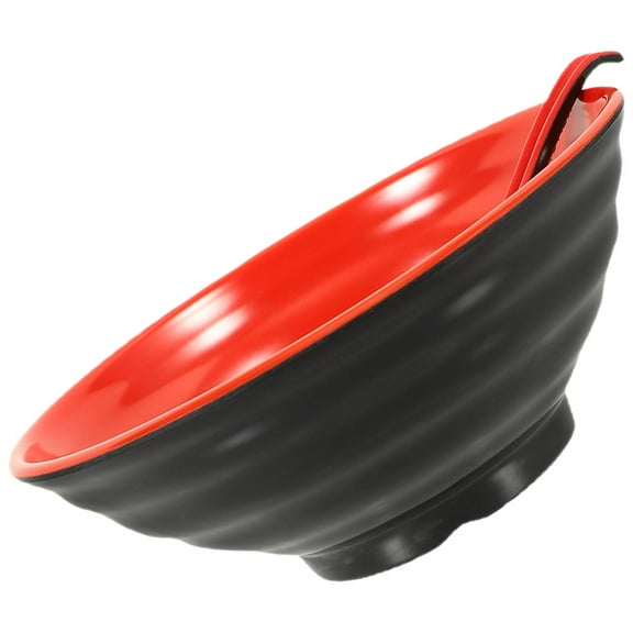 Ramen Bowl Set Kitchen Noodle Bowls Fruit Salad Vietnamese  Asian for Udon Japanese Soup Spoon
