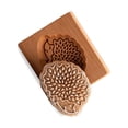 thumbnail image 1 of keepw Biscuit Mold Shaping Presser Home Wood Craft Animals Themed Cookies Biscuits Baking Tool Bakeware Accessory Pressing Mould Hedgehog, 1 of 8