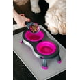 thumbnail image 2 of Dexas Pets Collapsible KlipScoop Collapsible Dry Dog Food Scoop and Dog Food Bag Clip, 1 Cup Capacity, Fuchsia, 2 of 6