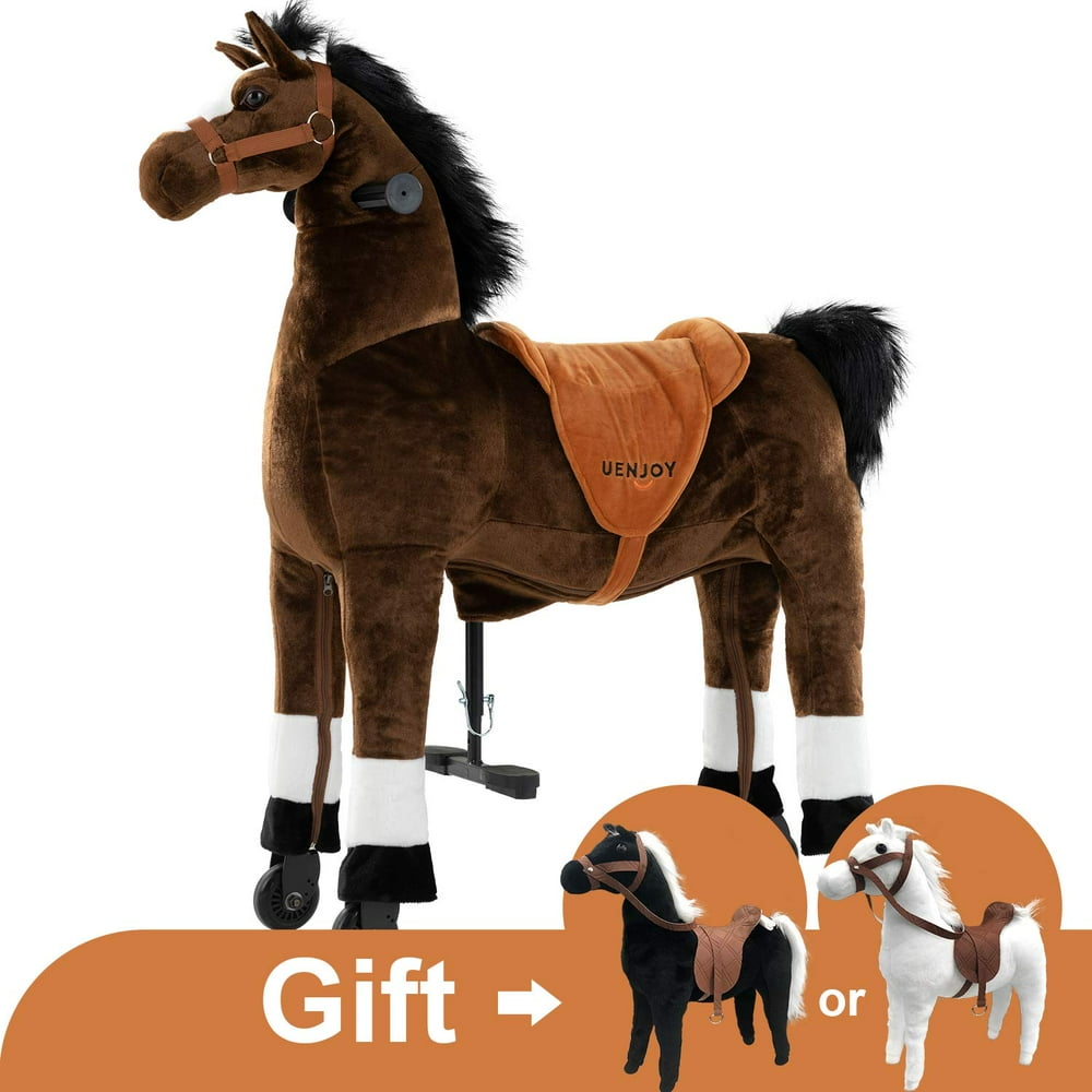 Uenjoy Riding Horse for Big Kids Ride on Horse Toy, Pony Rider