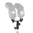 thumbnail image 3 of Bracket,Cold 1/4 Inch T-shaped Dual Speedlite To 3/8 Inch Speedlite Stand With Inch Mount Umbrella Dual Speedlite Stand Mount Umbrella Stand With 2 Cold 3/8 Inch Mount Stand With 2 1/4 Inch To, 3 of 6