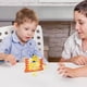 thumbnail image 1 of Juego de construcción con dos bloques de empuje | Juguete educativo de tablero apilable para niños de 4 a 12 años | 3 diseños de animales con 44 bloques de colores | Material ABS seguro para jugar, 1 of 5