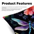 thumbnail image 2 of Dragonfly Chair Pillow Covers Set with Unique Patterns for Bed and Throw Pillows - Sizes 16x16, 18x18, 20x20 Inches for Various Occasions - Set of 2 Items, 2 of 6
