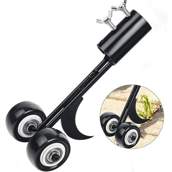 Yard Weeding Tool with Wheels, Garden Weeding Tool, Kneeless Weeder for Cleaning Between Slabs, Blocks, Patios and Lawns