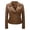 Brown, variant on FUZHIQ Leather Jacket Women Plus Size Oversized Hooded Moto Biker Coat Outerwear Adult Fall Fashion Motorcycle Coats