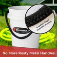 thumbnail image 3 of Shurhold Bucket 2451 5 Gallon Capacity; Plastic; Rope Handle; Without Lid; White; 14-3/4 Inch Height x 12 Inch Width Dimension, 3 of 3