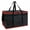 Red-edge, variant on BAKIBO Insulated Food Delivery Bag for Pizza Delivery, Grocery- Cooler Bag, Food Warmers for Parties, Catering Supplies for Doordash, Thermal Bags for Cold and Hot Food Carrier, 1-Pack