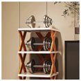 thumbnail image 5 of Casewin 5 Tiers Shoe Rack - Vertical Narrow Shoe Shelf Storage Organizer Sturdy Space Saving - Tall Narrow Shoe Rack for Entryway Closet Hallway, 5 of 6