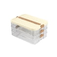 thumbnail image 2 of RRJ Refrigerator Food Storage Box, Airtight Kitchen Organizer With Lid, BPA-Free Plastic Food Grade Container For Fruits Vegetables Meal Prep, 2 of 6