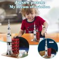 thumbnail image 1 of Solar System Model Puzzle Gift 3D Three-dimensional Puzzle Paper Model, 1 of 7