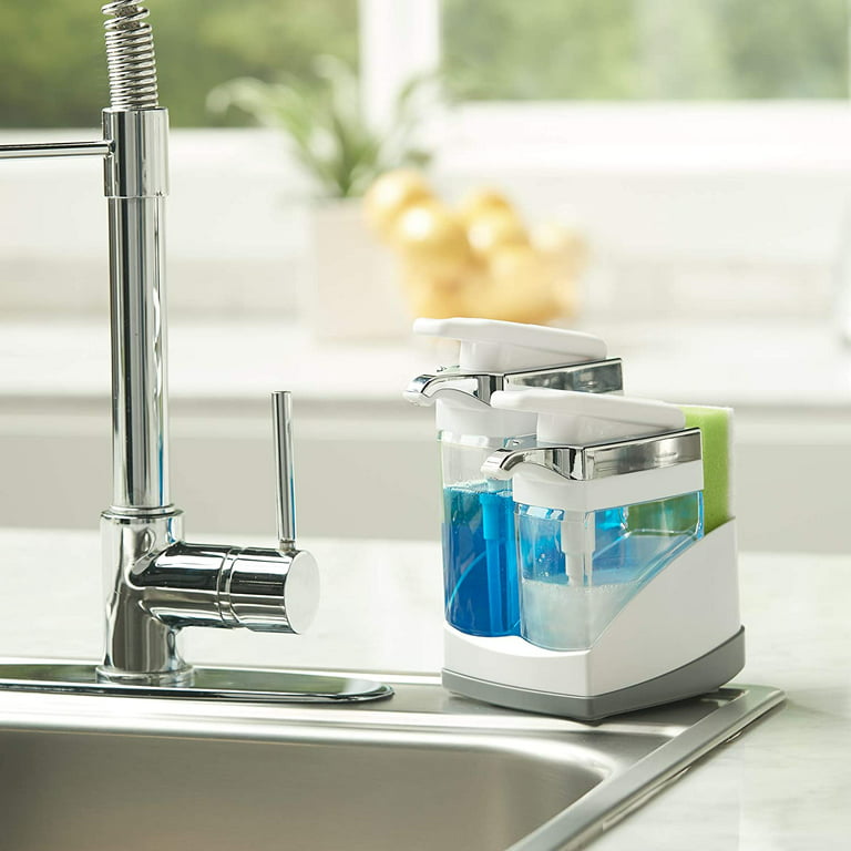 Dropship Kitchen Sink Countertop Organizer Multifunctional Cleaning  Utensils-Dish Soap Dispenser Sponge Holder For Sink to Sell Online at a  Lower Price