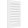 thumbnail image 2 of 16"W x 14"H Rectangle Surface Mount PVC Gable Vent: Functional, w/ 3-1/2"W x 1"P Standard Frame, 2 of 13