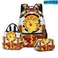 Pokemon Anime Backpacks Sets, Cartoon Animal Laptop Backpack Daypack 3D