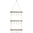 thumbnail image 1 of Planter Terrarium Suspendu avec Support de Jardinière en Bois, 1 of 8