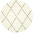 thumbnail image 5 of SAFAVIEH Montreal Vesela Geometric Diamonds Shag Area Rug, Ivory/Beige, 6'7" x 9'6", 5 of 11