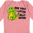 thumbnail image 4 of Inktastic See You Later Alligator Boys or Girls Long Sleeve Baby Bodysuit, 4 of 5
