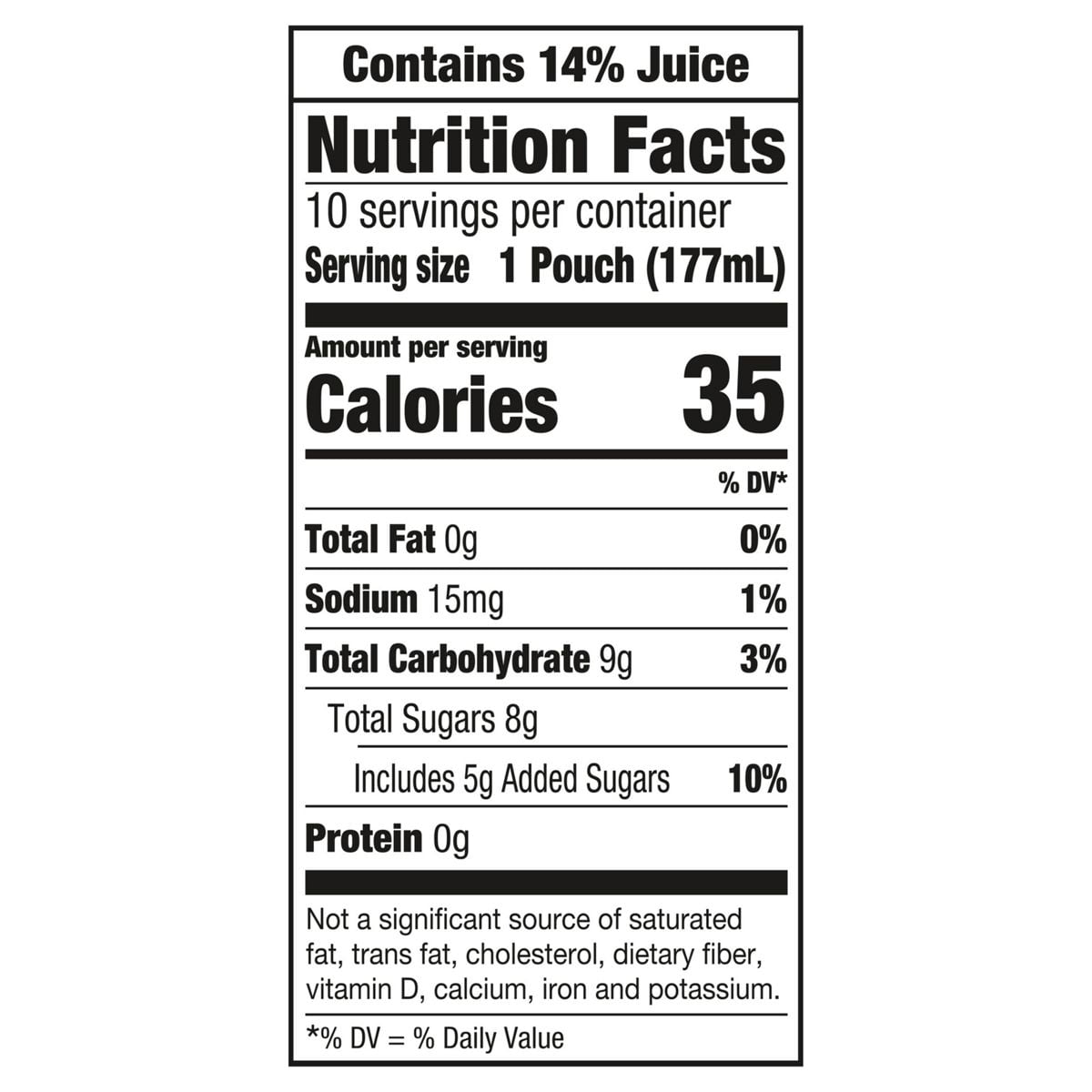 Capri Sun Pacific Cooler Juice Pack - 10pk/6 fl oz Pouches - Pack of 2