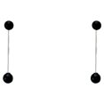 thumbnail image 2 of Minnieouse Broche de perlas Esmalte Joyas Decoraciones Día de San Valentín Negro / Corto Negro/Corto 2piezas Minnieouse CBP192831, 2 of 6