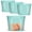 Aqua | Medium | 4 Pack, variant on Reusable Sandwich Bags & Snack Set  8 Pack Silicone Storbag Soft Shell Ziplock Food Containers Freezerwave Oven Dishwasher Safe Translucent