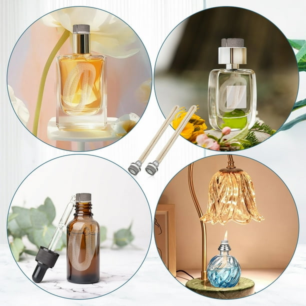Toystoory Mecha de lámparas de fragancia aromática de 2 piezas para momentos perfumados duraderos diseños únicos y decorativos Kits para hacer velas Tipo 1
