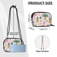 thumbnail image 4 of FORMRS Mini Crossbody Bag for Women Adjustable Rope Shoulder Casual Phone Purse, Flamingo Pattern, 4 of 7