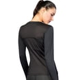 thumbnail image 5 of TOPTIE Tee-Shirt d'Entraînement pour Femmes Manches Longues Yoga Course Gym Sport T-Shirt-Rouge-TG, 5 of 5