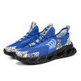 thumbnail image 2 of Men's Running Shoes Lace‑Up Mesh Upper Athletic Sneakers With Hollow‑Out Midsole for Daily Walking and Casual Outdoor Activities, 2 of 8