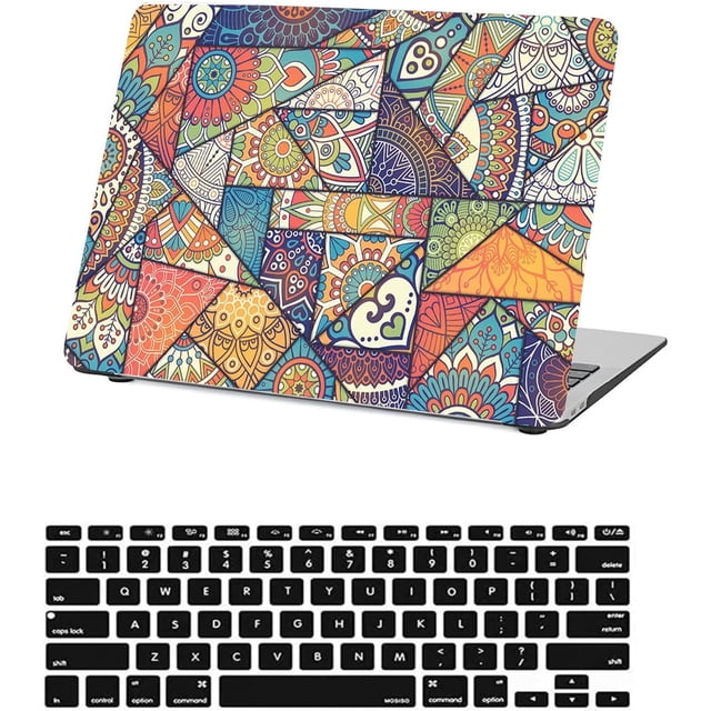 Case Cover for MacBook 12 inch A1534 2017 2016 2015 with Retina Display,Classic Plastic Hard Shell Case & Keyboard Cover Skin for MacBook Air 12 inch Retina,Bohemian
