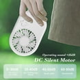 thumbnail image 3 of JLFNYA Handheld Fan,Hand Held Fan Rechargeable,USB Rechargeable Fan Battery Operated,Silent Student Dormitory Office Portable Wind Fan,Small Hand Fan for Travel,Camping,Office,Home,Outdoor, 3 of 4
